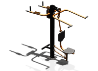 Уличный тренажер "Верхняя тяга Брусья Пресс" УТ339 в Санкт-Петербурге