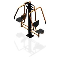 Уличный тренажер  "Жим от груди двойной" УТ204 в Санкт-Петербурге