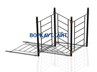 Спортивный комплекс воркаут ВС-80 в Санкт-Петербурге Спортивный комплекс воркаут ВС-80 в Санкт-Петербурге