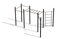 Спортивный комплекс воркаут ВС-117 в Санкт-Петербурге