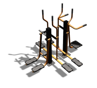 Уличный тренажер "Шпагат Маятник Лыжник двойной" УТ335 в Санкт-Петербурге