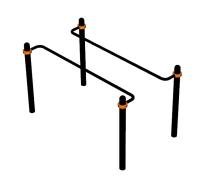 Спортивный комплекс воркаут ВС-180 в Санкт-Петербурге