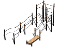 Спортивный комплекс воркаут ВС-194 в Санкт-Петербурге