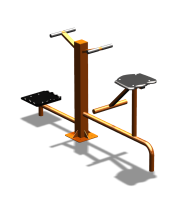 Уличный тренажер "Твистер стоя Твистер сидя" УТ323 в Санкт-Петербурге