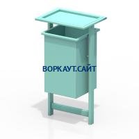 Урна с крышкой МАФ 1631 в Санкт-Петербурге