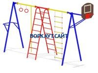 Гимнастический комплекс с баскетбольным щитом МАФ 3001 в Санкт-Петербурге