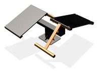 Уличный тренажер  "Скамья для пресса двойная"   УТ213 в Санкт-Петербурге