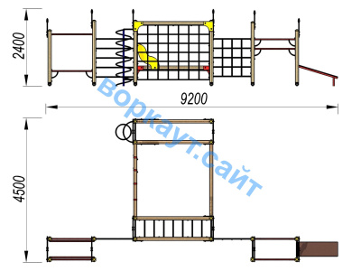 Детский спортивный комплекс ДСК 3102 в Санкт-Петербурге