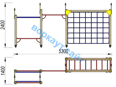 Детский спортивный комплекс Атлет ДСК 3106 в Санкт-Петербурге