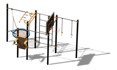 Спортивный комплекс воркаут ВС-104 в Санкт-Петербурге