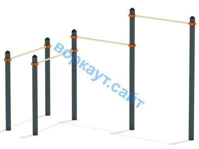 Турник двойной с брусьями ВС-17 в Санкт-Петербурге