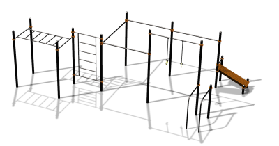 Спортивный комплекс воркаут ВС-153 в Санкт-Петербурге