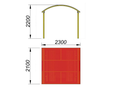 Навес судейский МАФ 4004 в Санкт-Петербурге