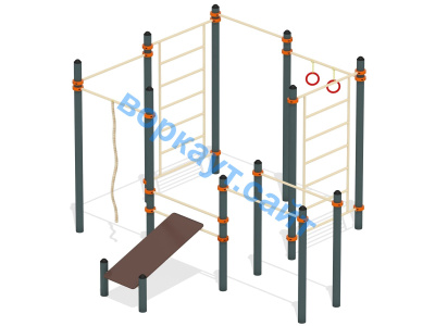 Спортивный комплекс воркаут ВС-47 в Санкт-Петербурге
