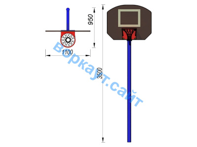 Баскетбольный щит СИО 3510 в Санкт-Петербурге