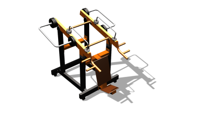 Силовой уличный тренажер  "Жим вверх"  УТ421 в Санкт-Петербурге