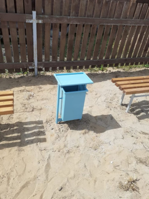 Урна с крышкой МАФ 1631 в Санкт-Петербурге Урна с крышкой МАФ 1631 в Санкт-Петербурге