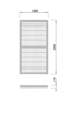 Калитка спортивной площадки МАФ 5105 в Санкт-Петербурге