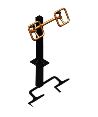 Уличный тренажер "Штурвал одинарный" УТ 122 в Санкт-Петербурге