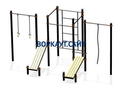 Спортивный комплекс воркаут ВС-44 в Санкт-Петербурге