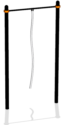 Турник с гимнастическим канатом ВС-34 в Санкт-Петербурге