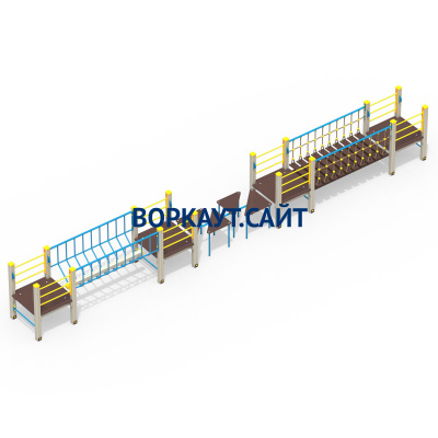 Детский спортивный комплекс Двойной мостик ДСК 3115 в Санкт-Петербурге
