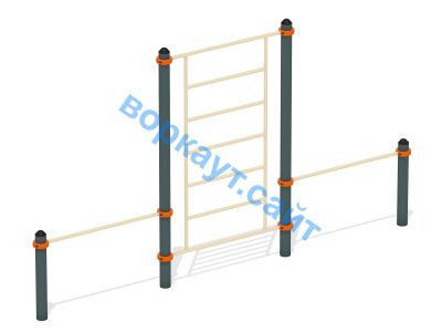 Шведская стенка с перекладинами ВС-13 в Санкт-Петербурге
