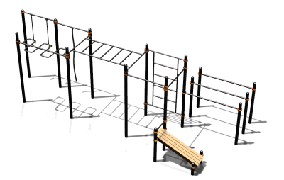 Спортивный комплекс воркаут ВС-77 в Санкт-Петербурге