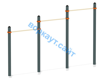 Турник тройной ВС-4 в Санкт-Петербурге