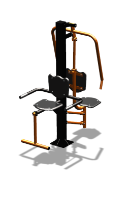 Уличный тренажер "Жим от груди Флекс" УТ324 в Санкт-Петербурге