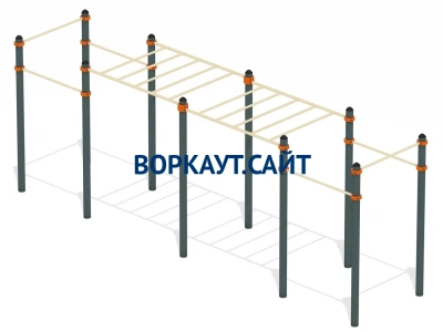 Воркаут рукоход с турниками ВС-23 в Санкт-Петербурге