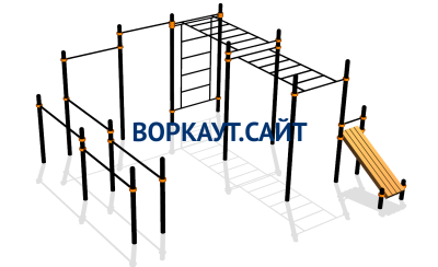 Спортивный комплекс воркаут ВС-109 в Санкт-Петербурге