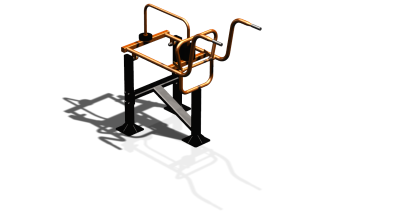 Силовой уличный тренажер  "Приседания"  УТ404 в Санкт-Петербурге