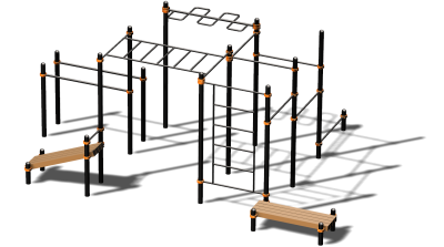 Спортивный комплекс воркаут ВС-141 в Санкт-Петербурге