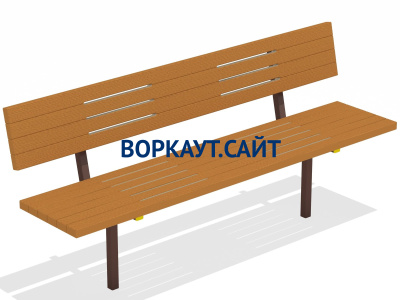 Диван уличный МАФ 1608 в Санкт-Петербурге