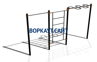 Спортивный комплекс воркаут ВС-129 в Санкт-Петербурге