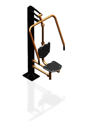 Уличный тренажер "Жим от груди одинарный" УТ 111 в Санкт-Петербурге