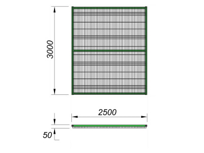 Ограждение спортивной площадки 2500х3000 МАФ 5103 в Санкт-Петербурге