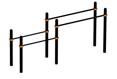 Брусья разновысокие ВС-15 в Санкт-Петербурге