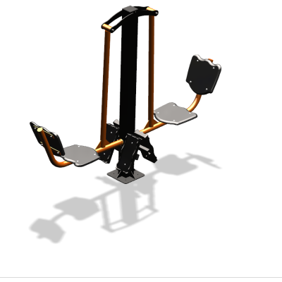 Уличный тренажер  "Жим ногами двойной"  УТ203 в Санкт-Петербурге