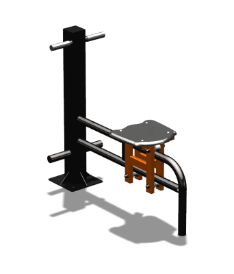 Уличный тренажер "Каталка одинарная" УТ 123 в Санкт-Петербурге
