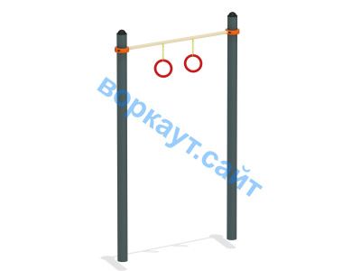 Турник с кольцами ВС-7 в Санкт-Петербурге Турник с кольцами ВС-7 в Санкт-Петербурге