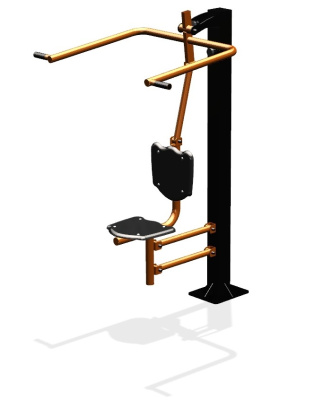Уличный тренажер "Верхняя тяга одинарный" УТ 114 в Санкт-Петербурге