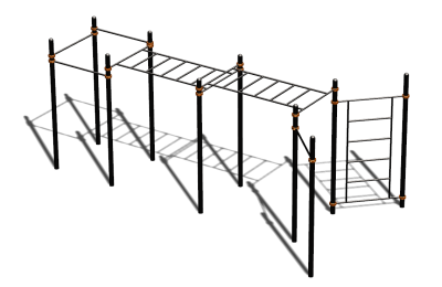 Спортивный комплекс воркаут ВС-118 в Санкт-Петербурге