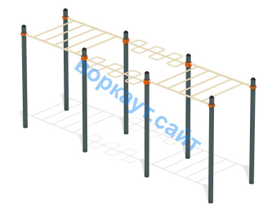 Воркаут комплекс рукоходов ВС-22 в Санкт-Петербурге