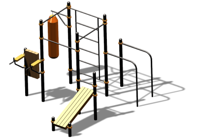 Спортивный комплекс воркаут ВС-93 в Санкт-Петербурге