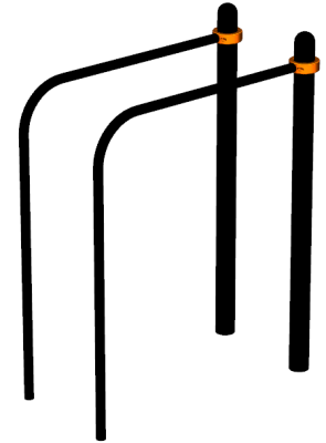 Воркаут брусья приставные ВС-39 в Санкт-Петербурге