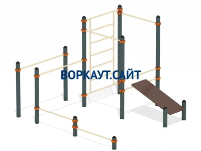 Спортивный комплекс воркаут ВС-43 в Санкт-Петербурге