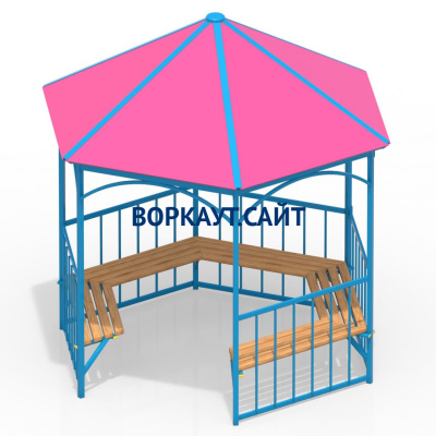 Беседка с лавками МАФ 4120 в Санкт-Петербурге