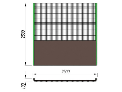 Ограждение хоккейной коробки МАФ 5202 в Санкт-Петербурге
